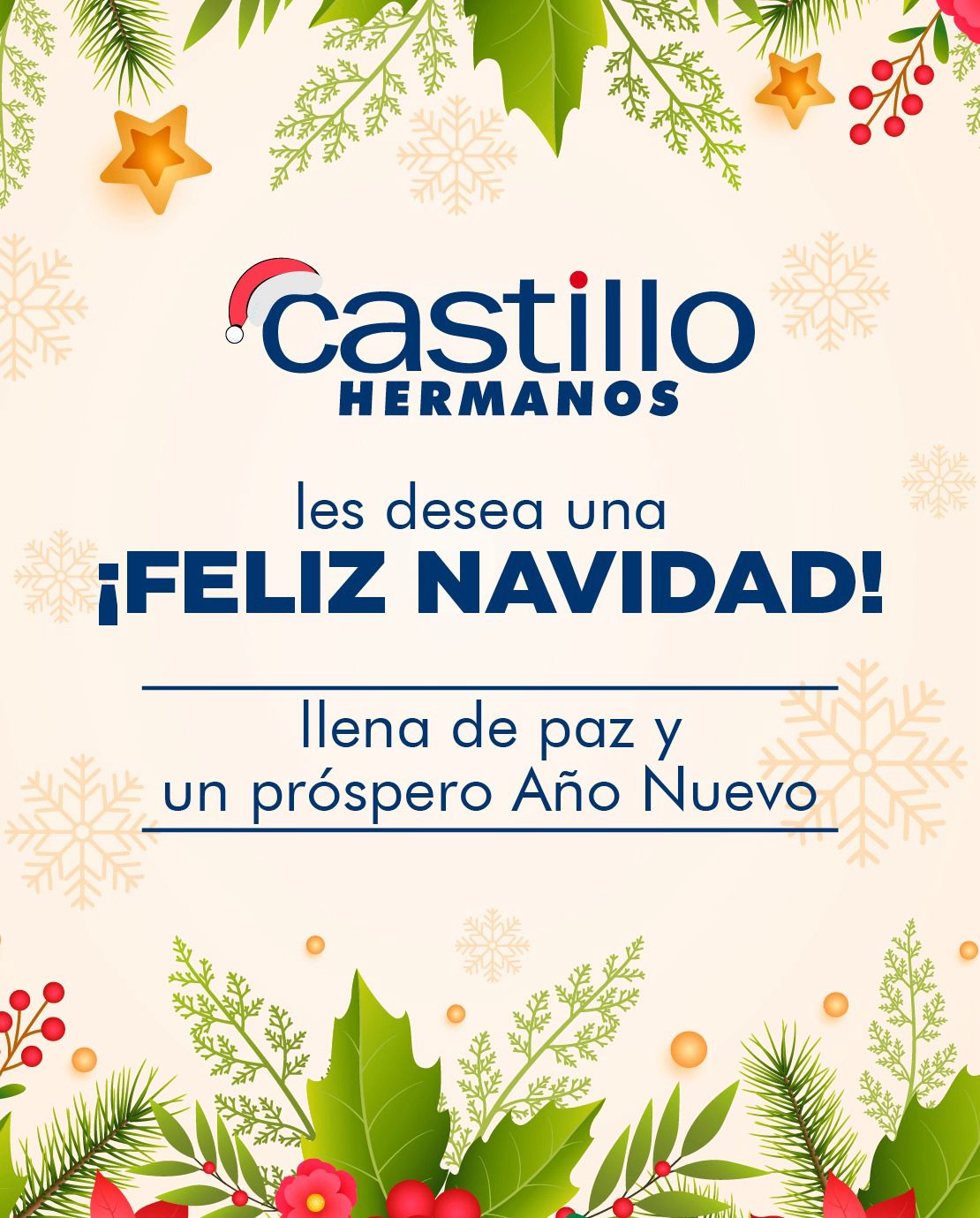Feliz Navidad y Próspero Año 2026